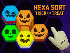 Mchezo Hexa Sort Trick or Treat