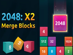 Mchezo 2048:X2 Merge Blocks