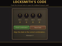 Mchezo Locksmith's Code Medieval Vault