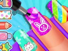 Mchezo Coloring Book: Girls Nail Art Design