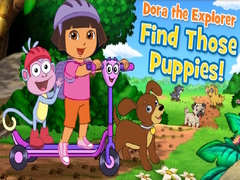 Mchezo Dora the Explorer Find Those Puppies