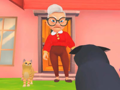 Mchezo Cat and Granny 2