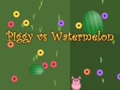 Mchezo Piggy vs Watermelon