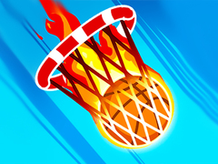 Mchezo On Fire Basketball Shots