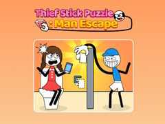 Mchezo Thief Stick Puzzle: Man Escape