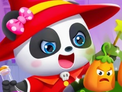 Mchezo Jigsaw Puzzle: Baby Panda Pumpkin Pot
