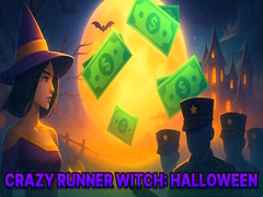 Mchezo Crazy Runner Witch Halloween