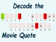 Mchezo Decode the Movie Quote