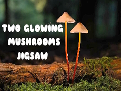 Mchezo Two Glowing Mushrooms Jigsaw