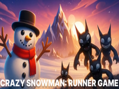 Mchezo Crazy Snowman: Runner Game