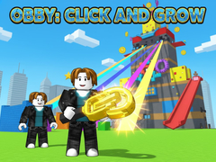 Mchezo Obby: Click and Grow