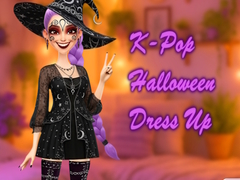 Mchezo K-Pop Halloween Dress Up