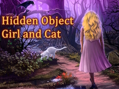 Mchezo Hidden Object Girl and Cat