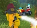 Mchezo Lego forest fire-fighting team