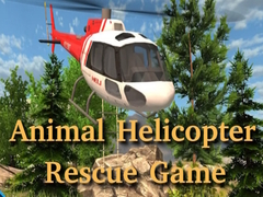 Mchezo Animal Helicopter Rescue Game