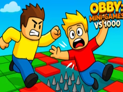 Mchezo Obby: Mini-Games VS 1000