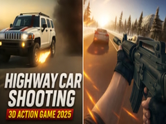Mchezo Highway Car Shooting 3D Action Game 2025