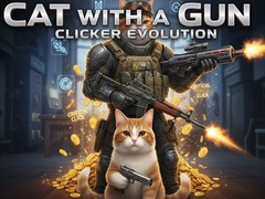 Mchezo Cat with a Gun Clicker Evolution
