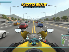 Mchezo Moto Bike Highway Racing Game