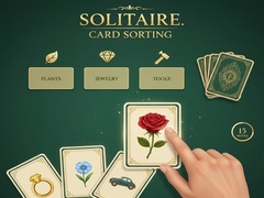 Mchezo Solitaire. Card Sorting