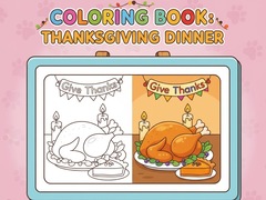 Mchezo Coloring Book: Thanksgiving Dinner