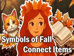 Mchezo Symbols of Fall - Connect Items