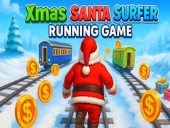 Mchezo Xmas Santa Surfer Running Game
