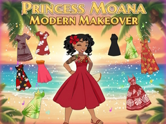 Mchezo Princess Moana Modern Makeover
