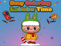 Mchezo Easy Coloring Labubu Time