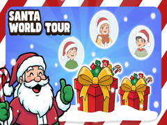Mchezo Gift Merge Santa World Tour
