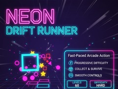 Mchezo Neon Drift Runner