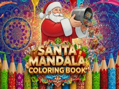 Mchezo Santa Mandala Coloring Book