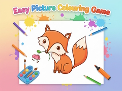 Mchezo Easy Picture Colouring Game