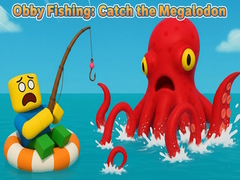Mchezo Obby Fishing: Catch the Megalodon