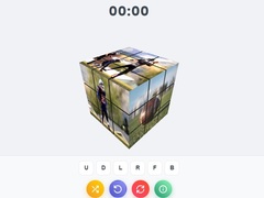 Mchezo Football Cube Puzzle