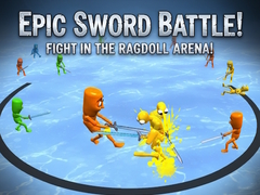 Mchezo Epic Sword Battle! Fight in the Ragdoll Arena!