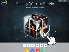Mchezo Fantasy Warrior Puzzle