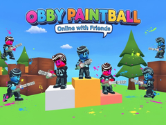 Mchezo Obby Paintball: Online with Friends