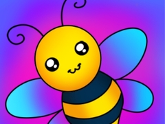 Mchezo Bee Coloring