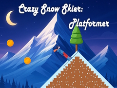 Mchezo Crazy Snow Skier: Platformer
