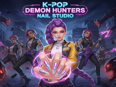 Mchezo K-Pop Demon Hunters Nail Studio