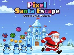 Mchezo Pixel Santa Escape