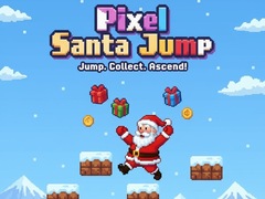 Mchezo Pixel Santa Jump
