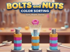 Mchezo Bolts and Nuts Color Sorting