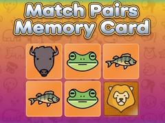 Mchezo Match Pairs Memory Card