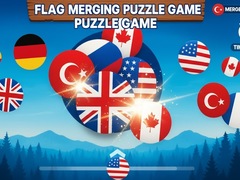 Mchezo Flag Merging Game Puzzle Game