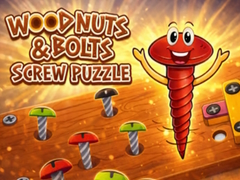 Mchezo Wood Nuts and Bolts Screw Puzzle