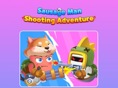 Mchezo Sausage Man Shooting Adventure