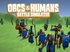 Mchezo Orcs & Humans Battle Simulator