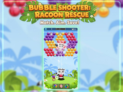 Mchezo Bubble Shooter Raccoon Rescue